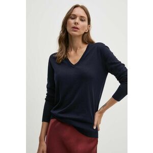 Gant pulover femei, culoarea albastru marin, light, 4803187 imagine