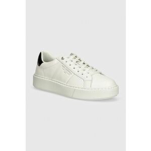 Karl Lagerfeld sneakers din piele MAXI KUP culoarea alb, KL52221 imagine