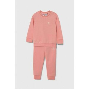 adidas Originals trening copii CREW SET culoarea roz, IX9844 imagine