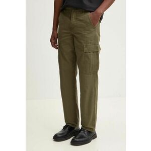 Levi's pantaloni barbati, culoarea verde, drept imagine