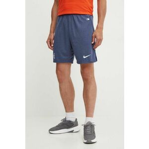 Nike pantaloni scurti Atlanta Braves barbati, culoarea albastru marin imagine