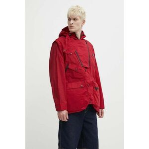 A-COLD-WALL* jacheta de bumbac Cargo Storm Jacket culoarea rosu, de tranzitie, ACWMO254 imagine