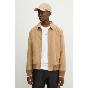 A.P.C. jacheta de bumbac blouson gilles culoarea bej, de tranzitie, COHAK.H02706 imagine