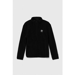 adidas Originals bluza copii POLAR FLEECE HZ culoarea negru, neted, IW3496 imagine