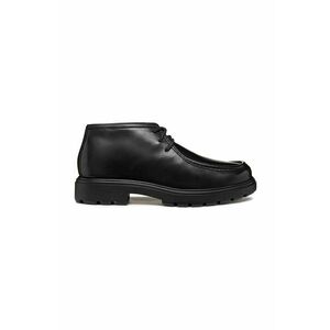 Geox pantofi de piele U SPHERICA EC7 barbati, culoarea negru, U46FRD 00043 C9999 imagine