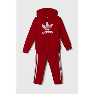 adidas Originals trening copii HOODIE SET culoarea rosu, IY4787 imagine