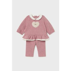 Mayoral Newborn set de bumbac pentru bebelusi culoarea roz, 2507 imagine