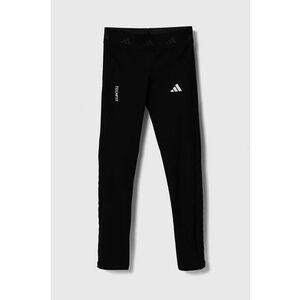 adidas leggins copii J TF WA TIGHTS culoarea negru, neted, JF3755 imagine