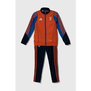 adidas Performance trening copii JUVE TK SUIT culoarea portocaliu, IS5801 imagine