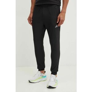 adidas pantaloni de trening culoarea negru, neted, JD8733 imagine