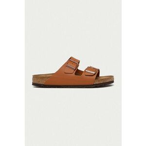 Birkenstock papuci Arizona barbati, culoarea maro imagine