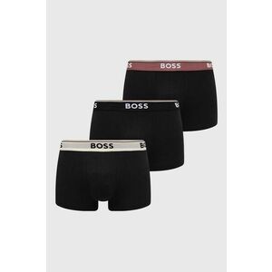 BOSS boxeri 3-pack barbati, culoarea negru, 50517827 imagine