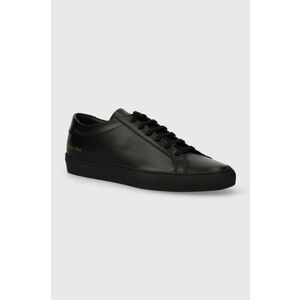 Common Projects sneakers din piele Original Achilles Low culoarea negru, 1528 imagine