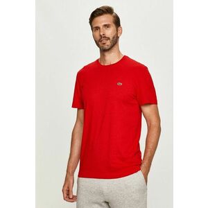 Lacoste tricou din bumbac culoarea roșu, uni TH2038-166 imagine