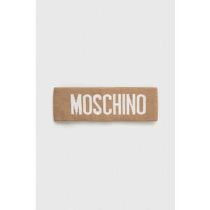 Moschino bentita din lana culoarea maro imagine