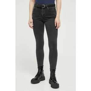 Tommy Jeans jeansi femei, culoarea negru imagine