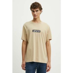 Levi's tricou din bumbac barbati, culoarea alb, cu imprimeu, A2082 imagine