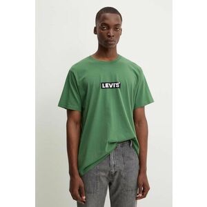 Levi's tricou din bumbac barbati, culoarea alb, cu imprimeu, A2082 imagine