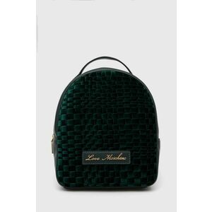 Love Moschino rucsac femei, culoarea verde, mic, neted, JC4133PP1LLK100A imagine