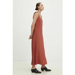 Answear Lab rochie culoarea rosu, maxi, evazati imagine