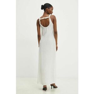 Answear Lab rochie culoarea alb, maxi, evazati imagine