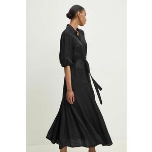 Answear Lab rochie culoarea negru, maxi, drept imagine