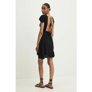 Answear Lab rochie culoarea negru, mini, evazati imagine