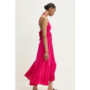 Answear Lab rochie culoarea roz, maxi, evazati imagine