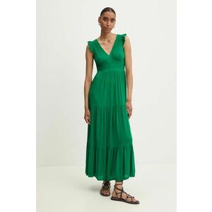 Answear Lab rochie culoarea verde, maxi, evazati imagine