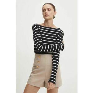 Answear Lab longsleeve culoarea negru imagine