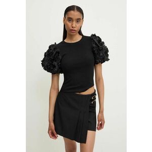 Answear Lab bluza femei, culoarea negru, neted imagine