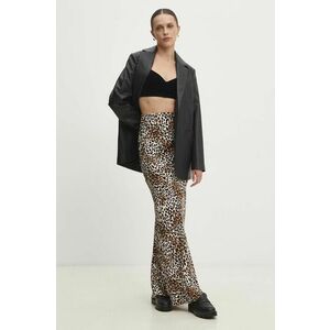 Answear Lab fusta culoarea maro, maxi, drept imagine