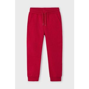 Mayoral pantaloni de trening pentru copii culoarea rosu, neted, 725 imagine