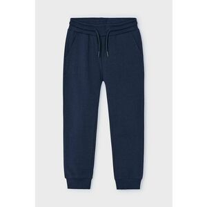 Mayoral pantaloni de trening pentru copii culoarea albastru marin, neted, 725 imagine