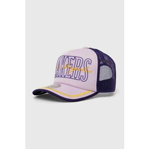 Mitchell&Ness sapca Los Angeles Lakers culoarea violet, modelator, HHSS7656-LALYYPPPPURP imagine