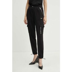 MICHAEL Michael Kors pantaloni de trening din bumbac culoarea negru, neted, MT430P24MY imagine