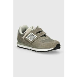 New Balance sneakers pentru copii 574 culoarea gri, PV574EVG imagine