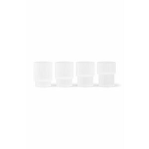 ferm LIVING un set de pahare Ripple Small Glasses 60 ml 4-pack imagine