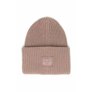 Herschel caciula Juneau Beanie culoarea roz, din tricot gros imagine