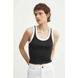 Hollister Co. top femei, culoarea negru imagine