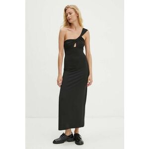 Answear Lab rochie culoarea negru, maxi, mulata imagine