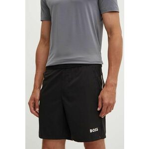 Boss Green pantaloni scurti x Matteo Berrettini barbati, culoarea negru, 50522271 imagine