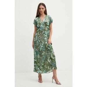 Sandro Ferrone rochie culoarea verde, maxi, evazati, SFS32XBDMORISIA imagine