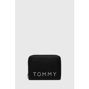 Tommy Jeans portofel femei, culoarea negru, AW0AW16390 imagine