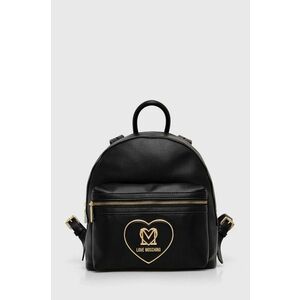 Love Moschino rucsac femei, culoarea negru, mic, neted, JC4123PP1LLB0000 imagine