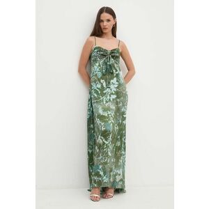 Sandro Ferrone rochie culoarea verde, maxi, evazati, SFS32XBDMAIS imagine