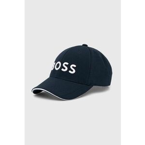 Boss Green sapca culoarea albastru marin, cu imprimeu, 50519247 imagine