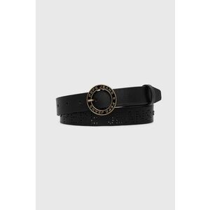 Pepe Jeans curea de piele MARLOWE BELT femei, culoarea negru, PL020850 imagine