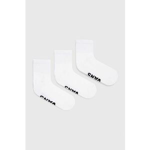 Vans sosete 3-pack culoarea alb, VN000FV7WHT1 imagine