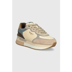 Pepe Jeans sneakers PLS60025 culoarea bej, RUSPER MANIA imagine